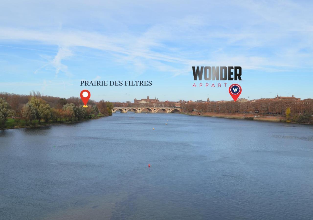 Wonder Appart' 402 - Vue Sur Garonne Toulouse Kültér fotó
